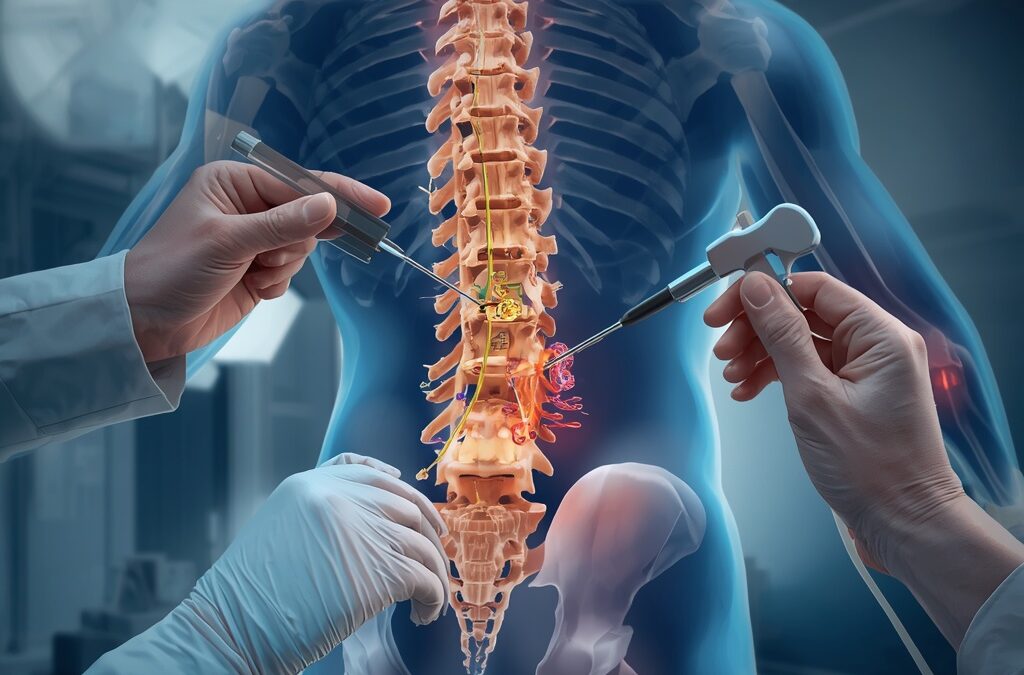 Percutaneous disc decompression procedure for spinal pain relief